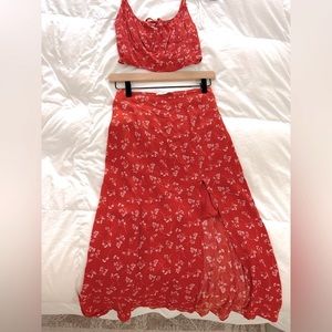 Abercrombie & Fitch midi skirt set